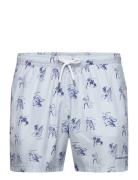 Maillot Print Heracles Designers Shorts Blue Maison Labiche Paris