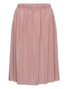 Pleated Lurex Skirt Dresses & Skirts Skirts Tulle Skirts Pink Mango