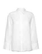 Alexandria Shirt Tops Shirts Linen Shirts White Twist & Tango