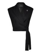 Billbbberin Waistcoat Blazers Sleeveless Blazers Black Bruuns Bazaar