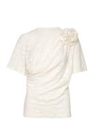 Pam Designers Blouses Short-sleeved Cream Hofmann Copenhagen