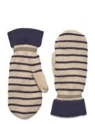 Thin Striped Emerald Mittens Accessories Gloves Thumb Gloves Blue Beck...