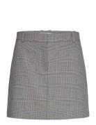 Pow Check Short Skirt Skirts Short Skirts Grey Tommy Hilfiger