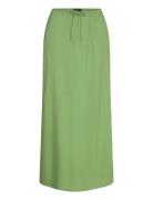 Long Skirt With Adjustable Bow Skirts Maxi Skirts Green Mango