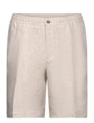 Baron Linen Shorts Designers Shorts Casual Beige J. Lindeberg