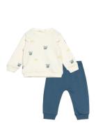 Set Sweater+Trousers Sets Sets With Long-sleeved T-shirt Blue United C...