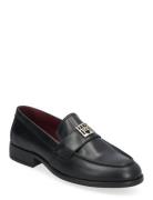 Th Leather Classic Loafer Shoes Flat Loafers Black Tommy Hilfiger