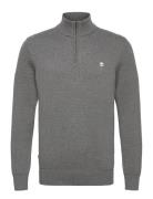 Williams River 1/2 Zip Designers Knitwear Half Zip Jumpers Grey Timber...