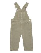 Cotton Dungarees Bottoms Dungarees Green Mango