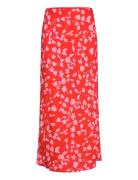 Printed Long Skirt Skirts Maxi Skirts Red Mango