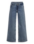 Mr Wide Leg Relaxed Sp Bl Denim Bottoms Jeans Bootcut Jeans Blue Calvi...