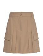 Yasplera Hmw Skirt Skirts Short Skirts Beige YAS