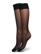 Knee High 20 Den 2 P The Comfo Lingerie Socks Knee High Socks Black Li...