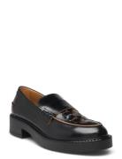 Loafer Shoes Flat Loafers Black ANGULUS