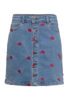 Tnlips Denim Skirt Dresses & Skirts Skirts Denim Skirts Blue The New