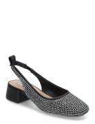 Smitten Sandals Shoes Sling Backs Heeled Slingbacks Silver Steve Madde...