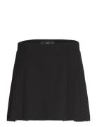 Pleated Mini-Skirt Skirts Short Skirts Black Mango