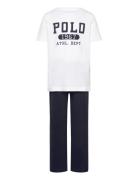 S5-Sleepwear Short Set Pyjamassæt Navy Polo Ralph Lauren