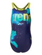 Girl's Arena Light Tricks Swimsuit Swim Pro Back N Badedragt Badetøj N...