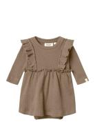 Nbfsophia Sin Ls Body Dress Lil Dresses & Skirts Dresses Baby Dresses ...