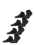 Solid Sn 4P Lingerie Socks Footies-ankle Socks Black Esprit Socks