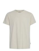 Bhdinton Logo Tee Crew Regular Fit Tops T-Kortærmet Skjorte Grey Blend