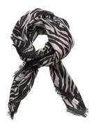 Zerona Siw Scarf Accessories Scarves Lightweight Scarves Black Becksön...