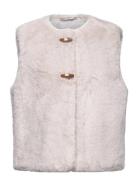 Fur-Effect Gilet Foret Vest Beige Mango