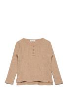 Nmmomilo Ls Top Lil Tops T-shirts Long-sleeved T-Skjorte Brown Lil'Ate...