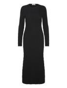 Sldauphine Dress Knælang Kjole Black Soaked In Luxury