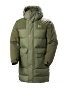 Escape Down Parka Parka Jakke Green Helly Hansen