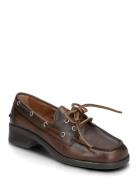 Dagmar Shoes Flat Loafers Brown Pavement