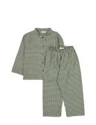 Pajama Set Pyjamassæt Green MarMar Copenhagen