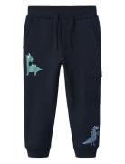 Nmmniklaus Sweat Pant Unb Bottoms Sweatpants Navy Name It