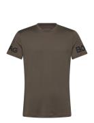 Borg T-Shirt Sport T-Kortærmet Skjorte Brown Björn Borg