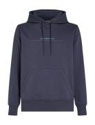 Minimal Logo Hoodie Tops Sweatshirts & Hoodies Hoodies Navy Calvin Kle...