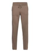 Man Fine Knit Pants Bottoms Sweatpants Brown Davida Cashmere