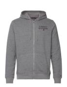 Fz Hoodie Hwk Tops Sweatshirts & Hoodies Hoodies Grey Tommy Hilfiger