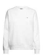 Tjw Reg S Flag Crew Tops Sweatshirts & Hoodies Sweatshirts White Tommy...