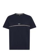 Unique T-Shirt Tops T-Kortærmet Skjorte Navy BOSS