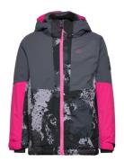 Chamonix Jkt Jr Sport Snow-ski Clothing Snow-ski Jacket Grey Five Seas...