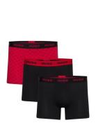 Boxerbr Trplt Design Boxershorts Black HUGO