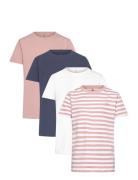 Tngirls Basic S_S Tee Multi Pack Tops T-Kortærmet Skjorte Multi/patter...