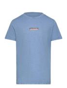 Monotype Striped Reg Tee Ss Tops T-Kortærmet Skjorte Blue Tommy Hilfig...