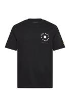 Football Wheel Graphic T-Shirt Tops T-Kortærmet Skjorte Black Lyle & S...