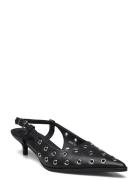 Rileysw Shoe Shoes Sling Backs Heeled Slingbacks Black Sofie Schnoor