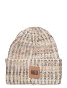 W Chunky Space Dye Beanie Accessories Headwear Beanies Cream UGG