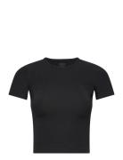 Smooth Tee Top Black Organic Basics