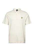 Interlock Polo Shirt Tops Polos Short-sleeved Cream Lyle & Scott