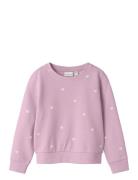 Nmfvalba Ls Sweat Unb Noos Tops Sweatshirts & Hoodies Sweatshirts Pink...